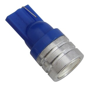 T10 LED 1W ポジションランプ ナンバー灯 ルームランプ 青色 ウェッジ球 12V車用 2個