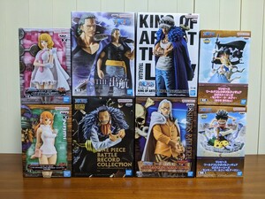 ワンピース フィギュア まとめ売り ナミ クロコダイル トラファルガー・ロー 他8点 KING OF ARTIST ログストーリーズ THE出航 他