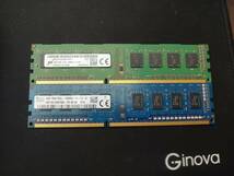 PC3L-12800U DDR3L-1600 1Rx8 片面実装 240pin 8GB(4GBx2)_画像1