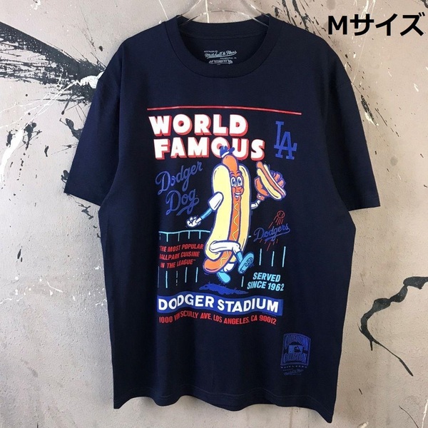 即決　新品　送料無料　LA　ドジャース　MLB　Tシャツ　大谷翔平　二刀流　スタジアムメニュー　ホットドッグ　USA