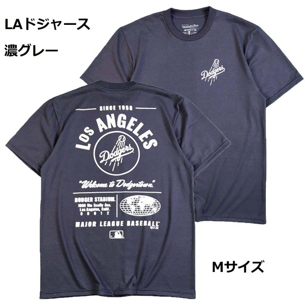 即決　新品　送料無料　LA　ロサンゼルス　ドジャース　半袖　Tシャツ　Mサイズ　大リーグ　大谷翔平　野球　MLB　球団　メジャーリーグ