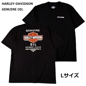 即決　新品　送料無料　ハーレーダビッドソン　半袖　Tシャツ　ハーレー　バイク　L　黒　ツーリング　HARLEY　モーターサイクル　夏