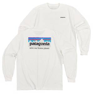 １円～　送料無料　パタゴニア　patagonia P6ミッション　美品　白　Lサイズ　カリフォルニア　CA　LA　アウトドア　