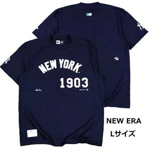 即決　新品　送料無料　ヤンキース　半袖Tシャツ　ネイビー　L　NY　大リーグ　MLB　野球　MLB　ベースボール　USA　ニューヨーク