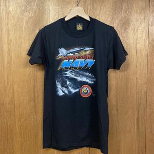 美品 1987 Vintage USA製 3D EMBLEM UNITED STATES NAVY tシャツ M