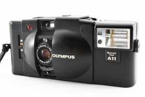 [良品] オリンパス OLYMPUS XA2 コンパクト 35mm フィルムカメラ with D.ZUIKO 35mm f/3.5 + A11 フラッシュ 2127353