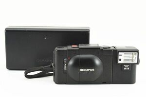 [良品] オリンパス OLYMPUS XA コンパクト 35mm フィルムカメラ with F.ZUIKO 35mm f/2.8 + A11 フラッシュ 2131924