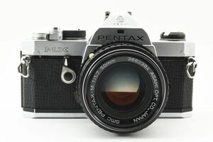 [美品] ペンタックス PENTAX MX 一眼レフ 35mm フィルムカメラ + SMC PENTAX-M 50mm f/1.7 2143456