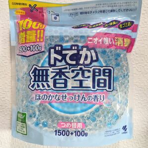 ドでか無効空間 ほのかなせっけんの香り 1500+100g つめ替え用