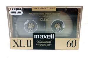* prompt decision! new goods postage 140 jpy mak cell maxell XLⅡ 60 cassette tape Hi Posi XL TYPEⅡ 60 minute *