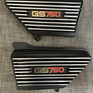GS750 GS750E アルフィン サイドカバー アルフィン カバー サイドカバー 外装 エンブレム 新品 美品 左右 左右セットの画像2