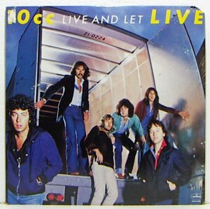 LP,10CC　LIVE AND LET 輸入Cut盤