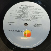 米盤1LP Grace Jones / Nightclubbing ILPS-9624_画像5