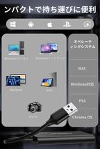 新品 外付け ポータブルSSD USB3.1 USBType-C ブラック 16TB_画像3
