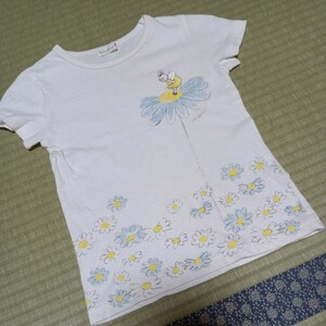 110cm KP knitted Planner short sleeves T-shirt girl . flower mimi Chan 