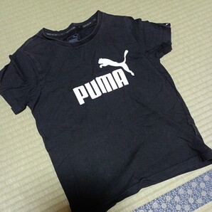 130cm PUMA　プーマ　半袖Tシャツ　黒