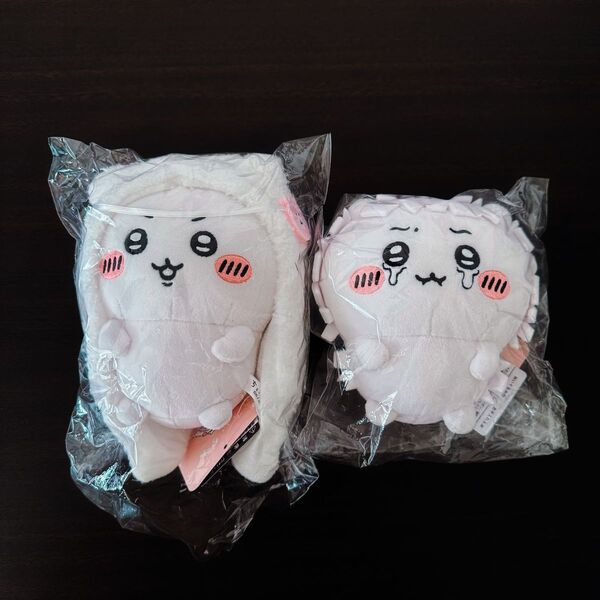 ナガノキャラクターズ ぽてたまぬいぐるみ 2種セット (ちいかわ・散切り頭+ちいかわ・占い師)