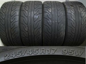 ■USED■YOKOHAMA NEOVA AD08R 245/45R17 4本■ネオバ 2018年製■