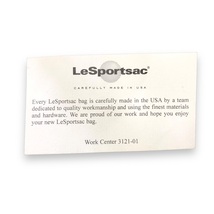 【230320】LE Sportsac レスポートサック ボストンバッグ 鞄 2way ペイズリー ブルー系 ポーチ付き 鍵付き_画像10