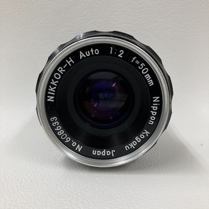 【230612】nippon kogaku 日本工学 NIKKOR-H ニッコール Auto 1:2 f=50㎜ レンズ