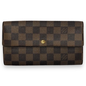 【IT2J0Z3AEVQZ】LOUIS VUITTON ルイヴィトン 長財布 ダミエ ポルトフォイユサラ ウォレット 財布 札入れ 小銭入れ 