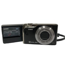 【ITKBZ3G764RU】CASIO カシオ計算機 カシオ デジタルカメラ EXILIM EX-H10BK ブラック EX-H10BK デジカメ コンパクト 黒 充電器 撮影_画像1