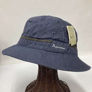 [ITJXACAZBMPS] не использовался Aquascutum Aquascutum шляпа шляпа мужской указанный размер L/58. индиго голубой 