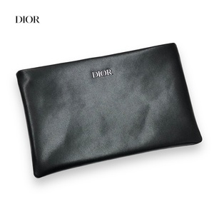 【ITOT8U6HTSOO】未使用 DIOR クリスチャンディオール クラッチバッグ 黒 ブラック ポーチ