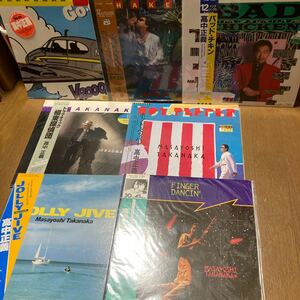 高中正義 レコード 7枚セット 帯付含ジャズ フュージョン ロック Go-On /Shake It / Bad Chicken/Hot Pepper/ Finger Dancin他