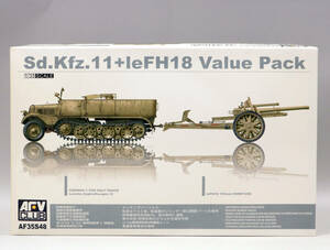  including carriage AFV Club AF35S48 1/35 Sd.Kfz.11 + leFH18 Value Pack