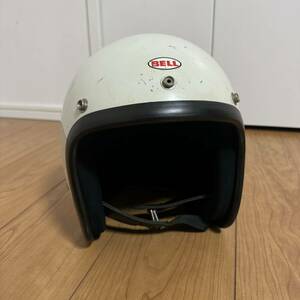 【リペア済】BELL R-T 7 1/8 極初期 ごま塩 500TX ビンテージ ヘルメット当時物 