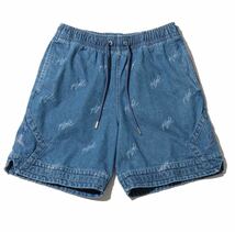 Nike Jordan Allover Print Men's Short Pants Denimナイキ ジョーダン オールオーバー プリント メンズ ショート パンツ デニム XL_画像1