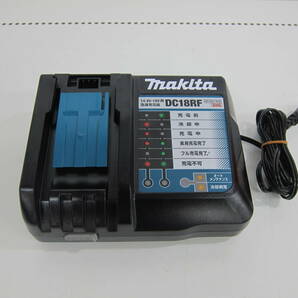 中古品 makita マキタ 純正 急速充電器 DC18RF 14.4V-18V用 USB端子付①の画像1