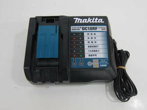 中古品 makita マキタ 純正 急速充電器 DC18RF 14.4V-18V用 USB端子付①