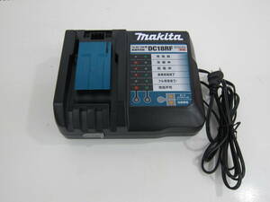 中古品 makita マキタ 純正 急速充電器 DC18RF 14.4V-18V用 USB端子付②