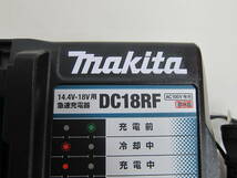 中古品 makita マキタ 純正 急速充電器 DC18RF 14.4V-18V用 USB端子付②_画像2