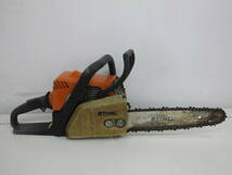 ジャンク品 スチール STIHL エンジンチェンソー MS170C 中古_画像2