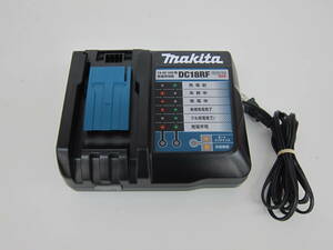 中古品 makita マキタ 純正 急速充電器 DC18RF 14.4V-18V用 USB端子付⑤