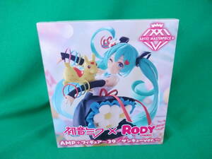 08/H687* Hatsune Miku ×Rody AMP+ figure ~39/ sun cue ver.~* unopened 