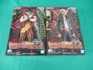 09/A408★フィギュア 2種セット★ONE PIECE FILM RED DXF THE GRANDLINE MEN Vol.10 トラファルガー・ロー/Vol.11 バルトロメオ★未開封品