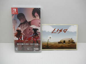 59/R755*LISA: The Definitive Edition* postcard attaching *Nintendo Switch Nintendo switch *Beep Japan* unopened goods 