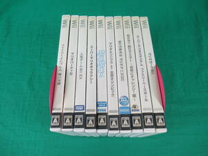 53/Q962★Wiiソフト 10本まとめ売り★訳アリ商品★パッケージ・表紙 ダメージあり/たばこ臭あり/キズあり★現状品 中古品