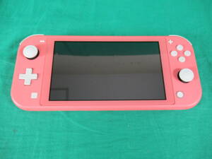 60/Q042* Nintendo switch light body only single goods *Nintendo Switch Lite body [ coral ] HDH-S-PAZAA* operation verification settled / the first period . settled secondhand goods 