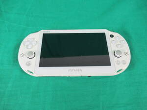 60/R863★PSVITA 本体のみ 単品 ホワイト PCH-2000★PlayStation Vita本体★キズ/使用感 あり★通電確認のみ/動作未確認★現状品