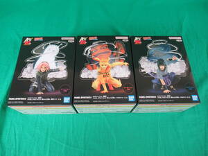 06/A015* figure 3 kind set *NARUTO - Naruto -. manner .PANEL SPECTACLE new . three .. Naruto / Sakura / suspension ke* prize * unopened goods 