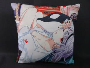 15/P141★沙花叉クロヱ holoTOWN Cushion(クッション) 「バーチャルYouTuber ホロライブ×ZOZOTOWN」★中古品