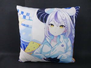 15/P142★ラプラス・ダークネス holoTOWN Cushion(クッション) 「バーチャルYouTuber ホロライブ×ZOZOTOWN」★中古品