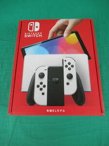 60/Q872★ニンテンドースイッチ本体★Nintendo Switch 本体 有機ELモデル White ホワイト★HEG-S-KAAAA★保証書 店舗印あり★未使用品