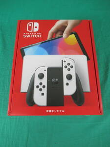 60/Q875★ニンテンドースイッチ本体★Nintendo Switch 本体 有機ELモデル White ホワイト★HEG-S-KAAAA★外箱ダメージあり★未使用品