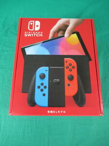 60/Q878★ニンテンドースイッチ本体★Nintendo Switch本体 有機ELモデル ネオンブルー ネオンレッド★HEG-S-KABAA★外箱ダメージ有★未使用